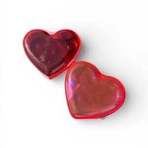 Viral target heart zipper plastic cases set